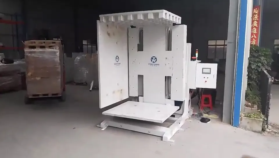 ثورة في مناولة المواد: التطبيقات الصناعية لجهاز قلب المنصات (Pallet Inverter)