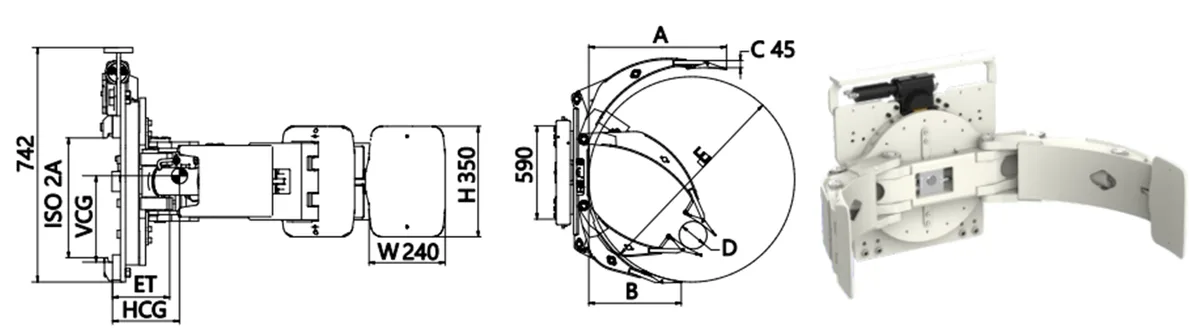 12G Paper Roll Clamp - 3