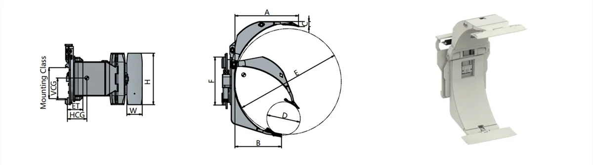 15F Paper Roll Clamp - 6