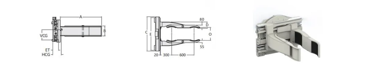 4 Drum Clamp (Side Shifting / Revolving) - 3