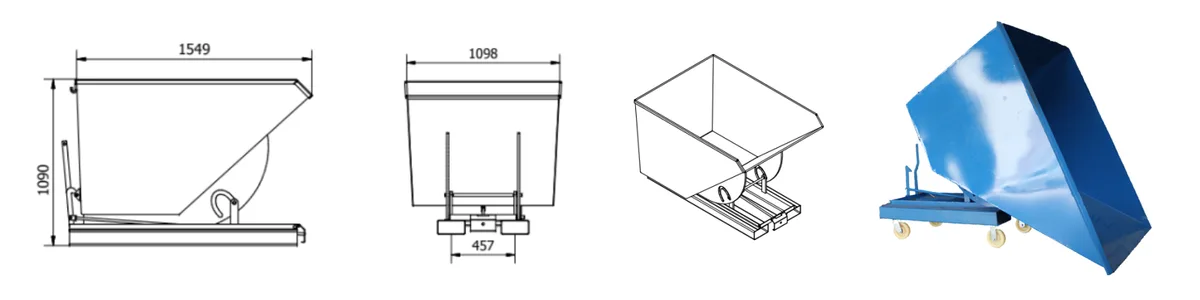 D Series Tipping Bins - 1
