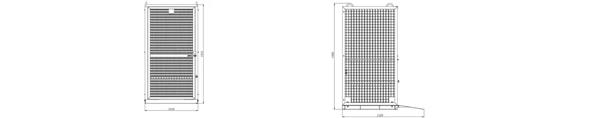 Gas Cylinder Cage - 1