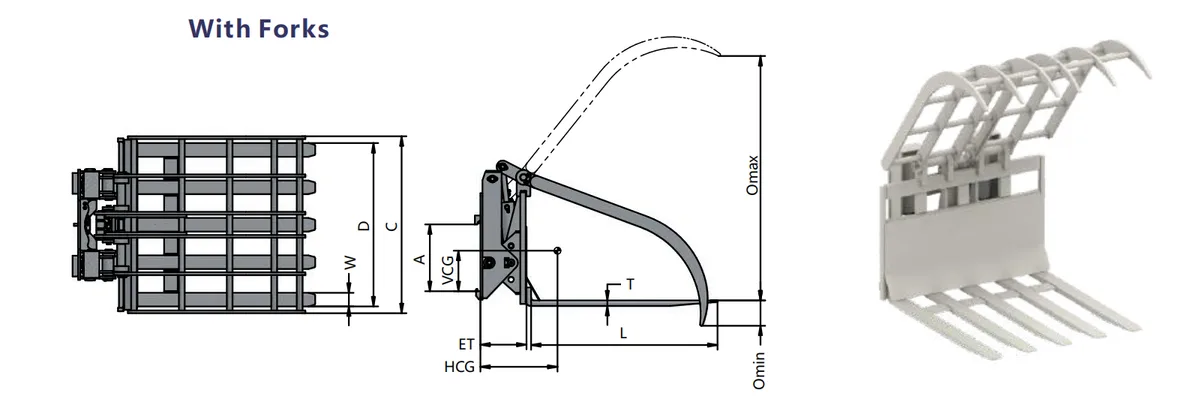 Hinged Broke Handler (With Forks) - 3