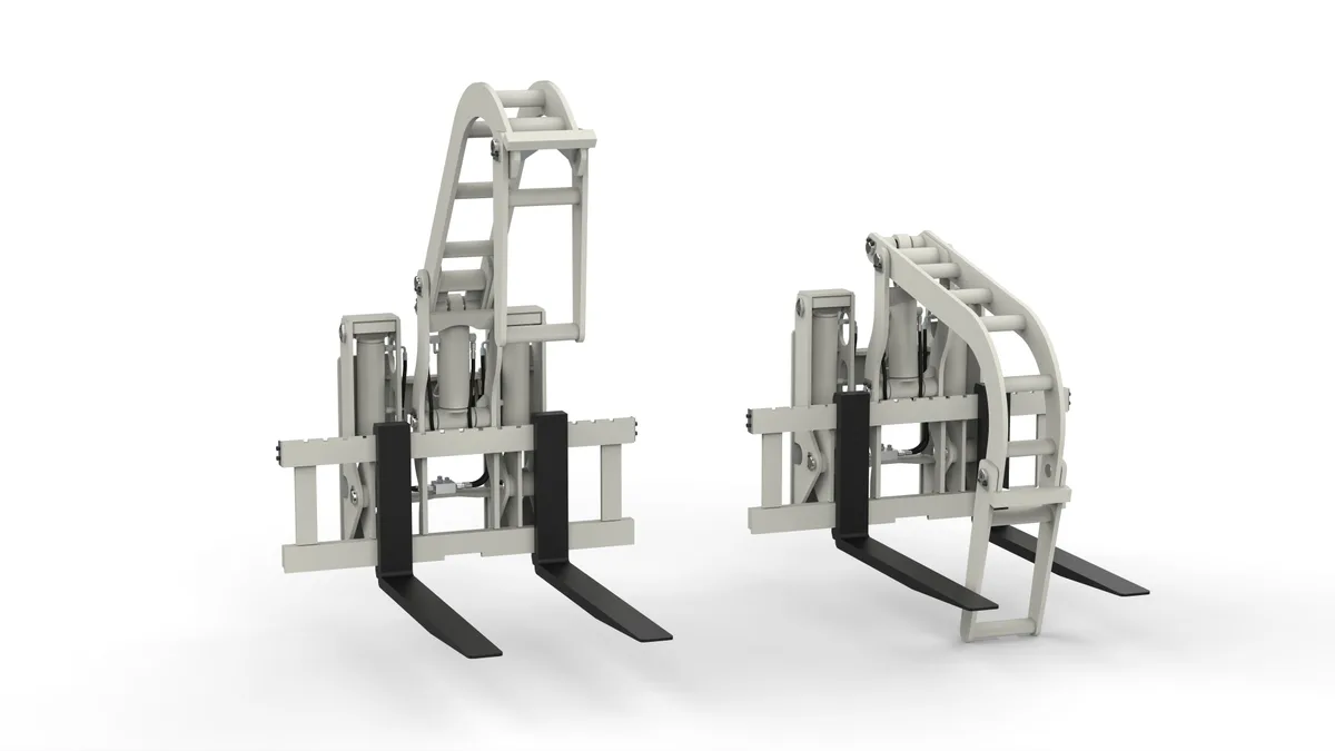 Hinged Steel Pipe Handler - 16