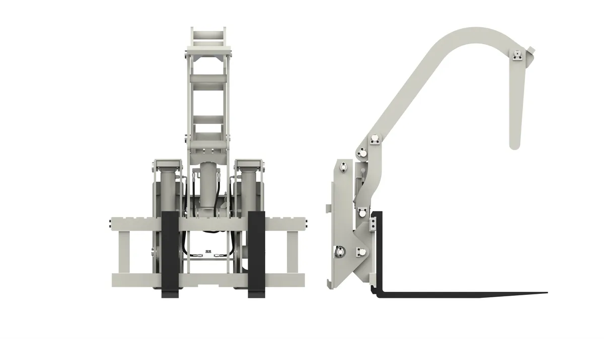 Hinged Steel Pipe Handler - 12
