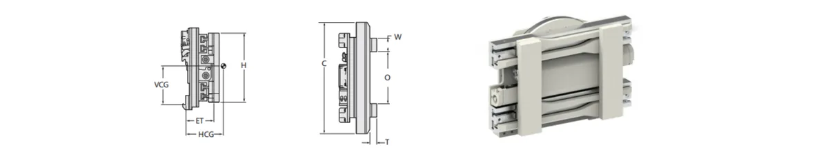 No-Arm Clamps (Revolving Type) - 1