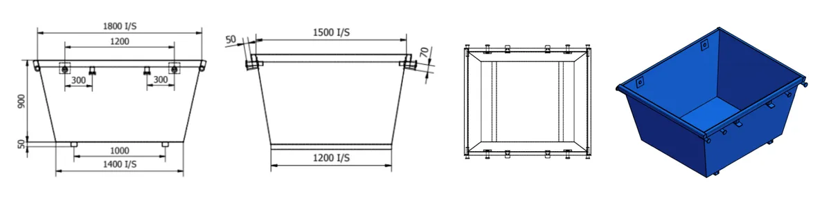 SK Series Waste Bins - 1