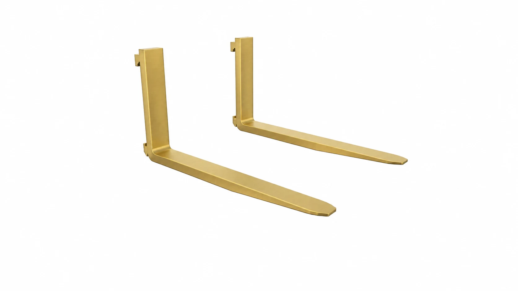 Spark-Retardant Brass-Clad Forks
