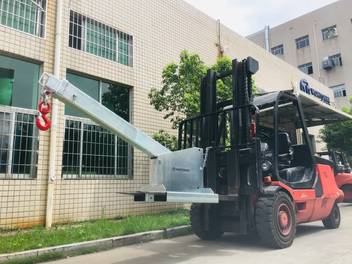 TJ Series Telescopic Forklift Jib Crane - 8