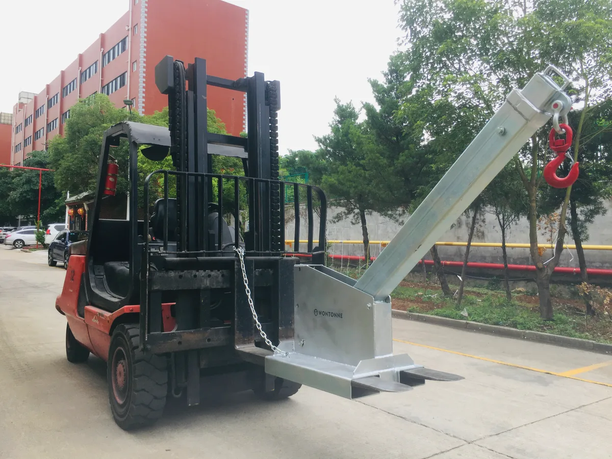 TJ Series Telescopic Forklift Jib Crane - 6