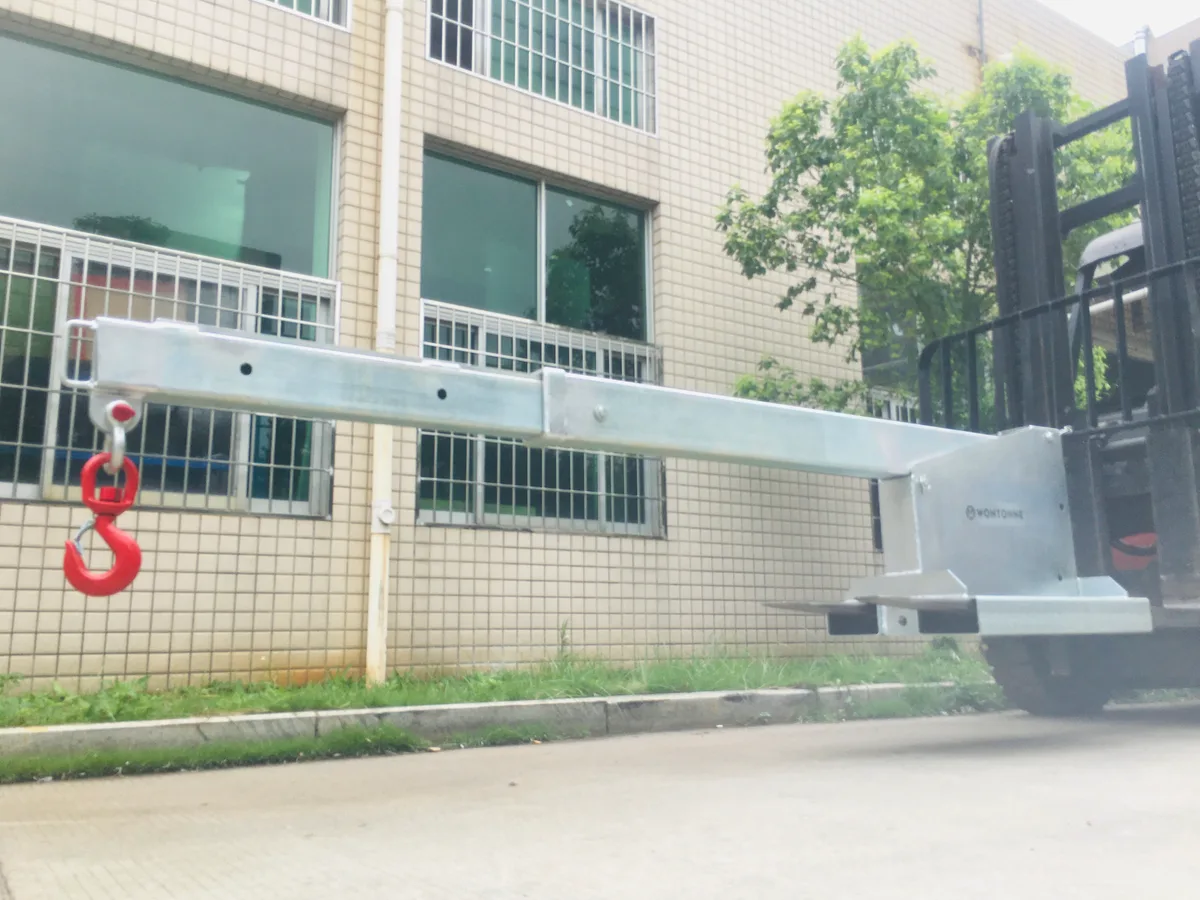 TJ Series Telescopic Forklift Jib Crane - 2