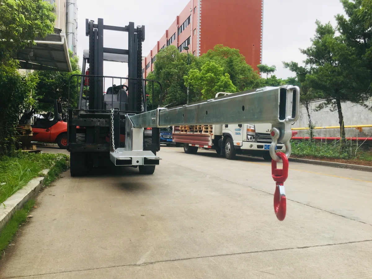 TJ Series Telescopic Forklift Jib Crane - 1