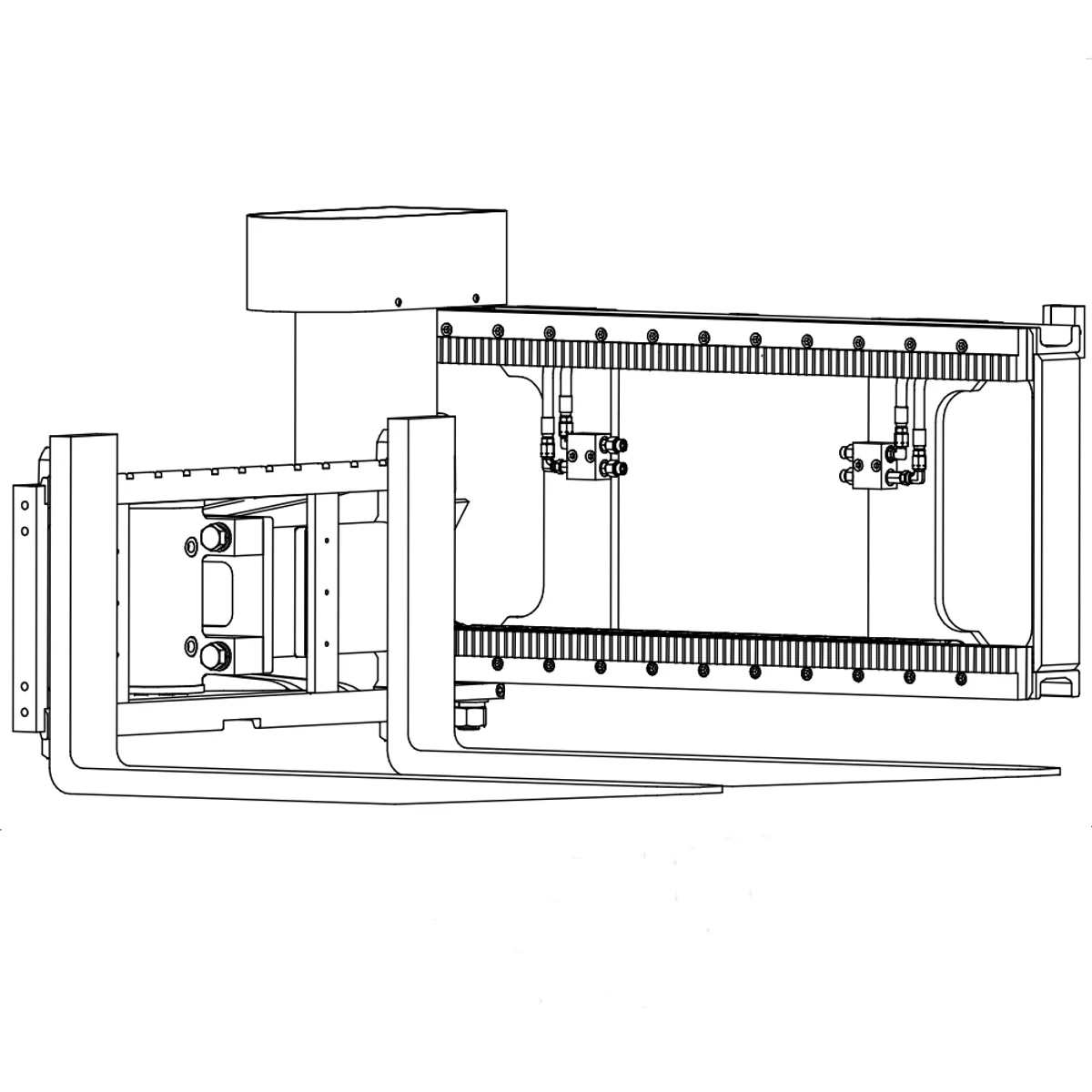 Tri-lateral head unit